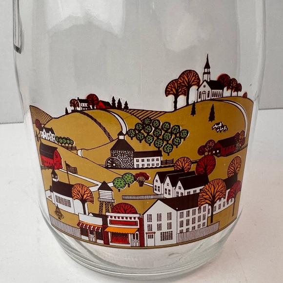 Vintage 1L Arc France Heartland Glass Canister with Hinged Lid w/gasket seal - Picture 9 of 11